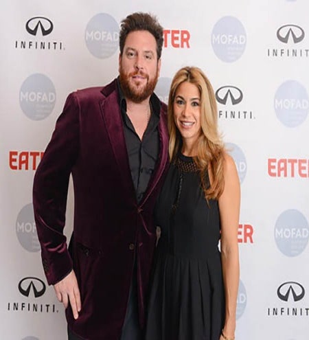 Scott Conant with his current wife, Meltem Bozkurt-Conant on the red carpet. What does Scott's wife do for a livign?